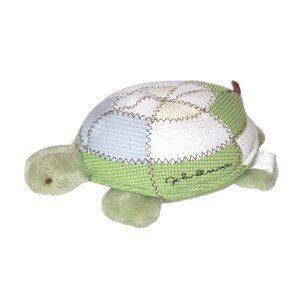 1999 Carter's John Lennon Yoko Ono Turtle Squeaker Baby Lovey Plush Stuffed Toy